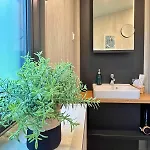 Tinyhouse Seetraeumchen Direkt Am Mit Terrasse Fuer 4 Bodenwohr