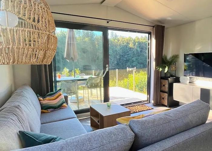 Tinyhouse Seeträumchen direkt am See mit Terrasse für 4 Apartamento Bodenwohr
