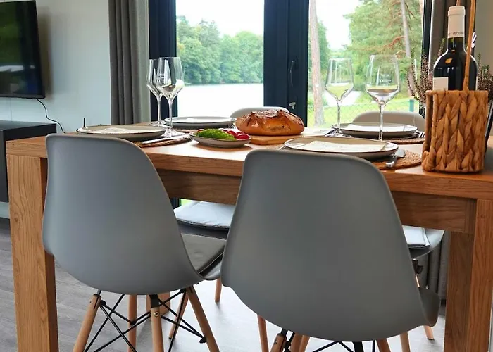 Apartamento Tinyhouse Seeträumchen direkt am See mit Terrasse für 4