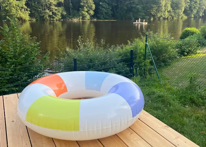 Tinyhouse Seetraeumchen Direkt Am Mit Terrasse Fuer 4 * Bodenwohr